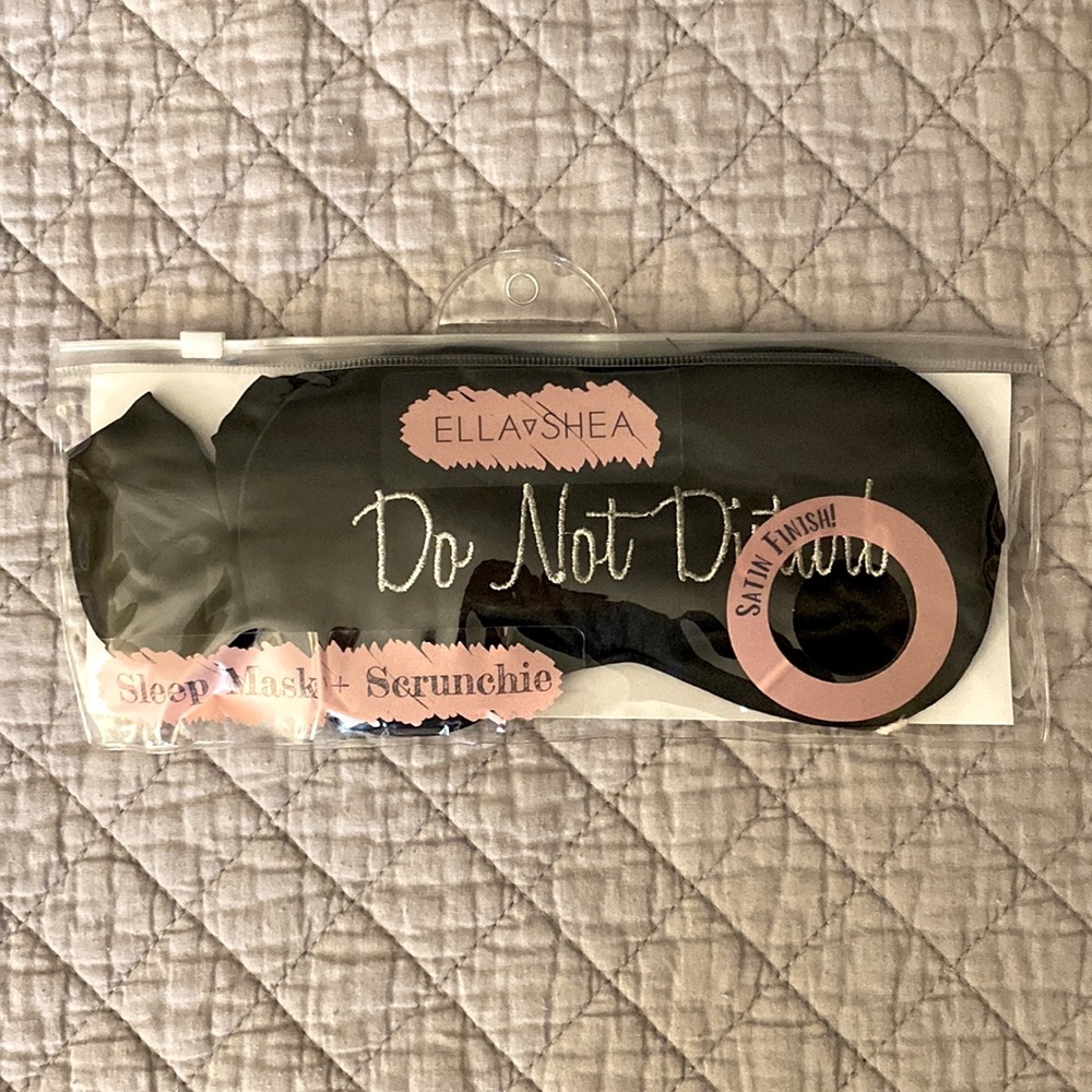 Sleep Mask and Scrunchie